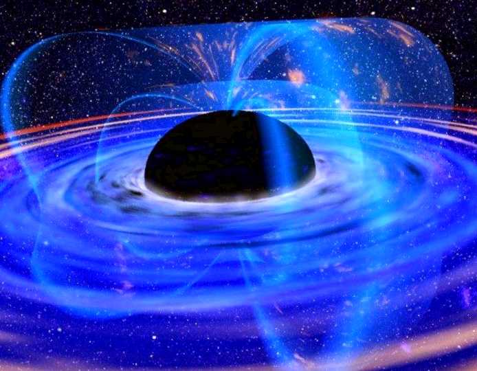 черная дыра-магнитное поле